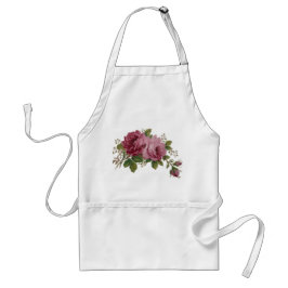 Avental Elegância Vintage Rosa Couve 