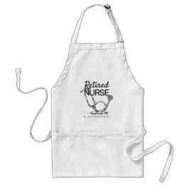 Avental Enfermeira Reformada Engraçada Não Quer Aposentar