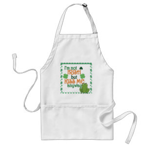 Avental Engraçado Beije-me Não sou Dia de São Patrício Irl
