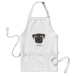 Avental Engraçado Black Labrador Retriever Dog Nome Person