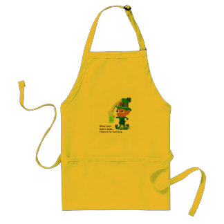 Avental engraçado da cerveja do Leprechaun
