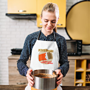 Avental engraçado do chocolate