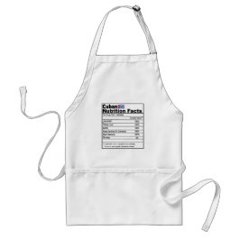 Avental Engraçado Fato de Nutrição Cubana Apron