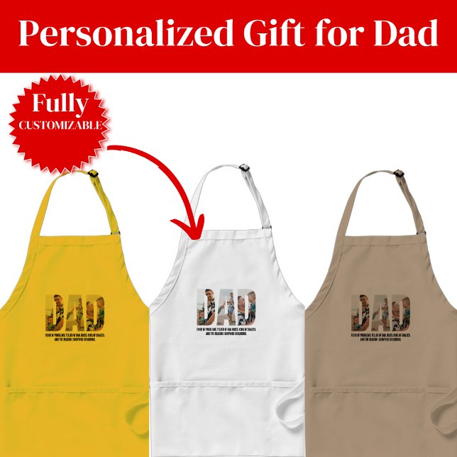 Avental engraçado para Papai Presente para o Pai (Funny Dad Apron Gift for Dad)