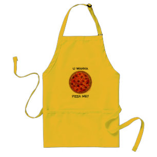 Avental Engraçado Pizza Apron Para Italianos Reais