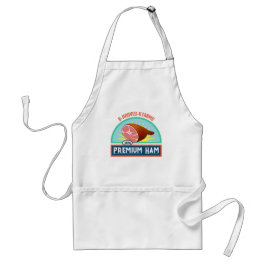 Avental Engraçado Pun "Premium Ham" Apron