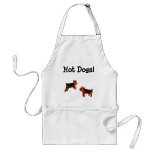 Avental Engraçado Terrier Dog Art