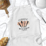 Avental Escolha a sua espionagem engraçada de Arma<br><div class="desc">Escolha O Adulto Da Sua Arma Com Uma Cotação De Baking Engraçada. Um avental de chef bonito com uma citação engraçada de humor de cozinhar. Personalize este design de humor de cozinheiro personalizado com seu próprio nome ou texto.</div>