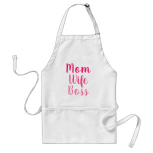 Avental Escritura personalizada rosa e bonita