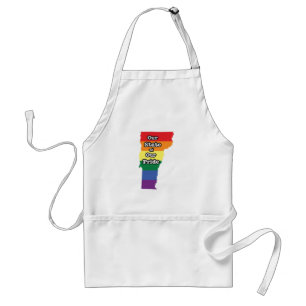 Avental Estado Orgulho gay Vermont