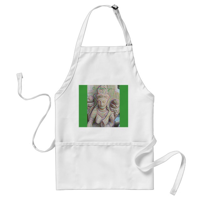 Avental estátua Mosaica buddha (Frente)