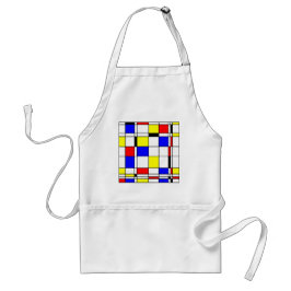 Avental Estilo da arte de Mondrian