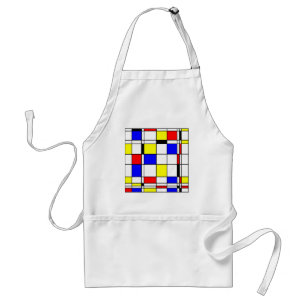 Avental Estilo da arte de Mondrian