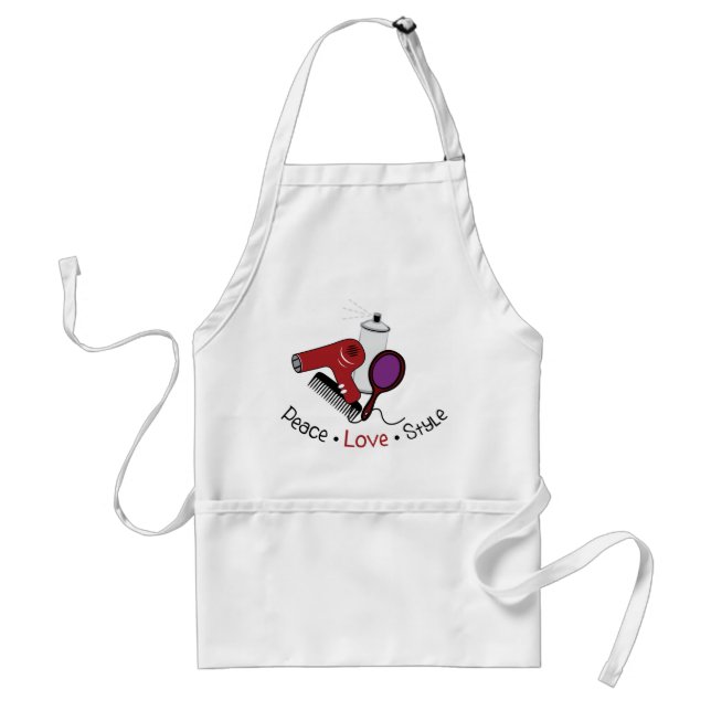 Avental Estilo de Amor de Paz (Frente)