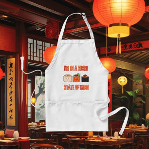 Avental Estou num Estado de espírito sushi - Chill Sushi