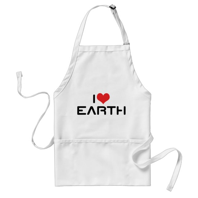 Avental Eu Amo a Terra (Frente)