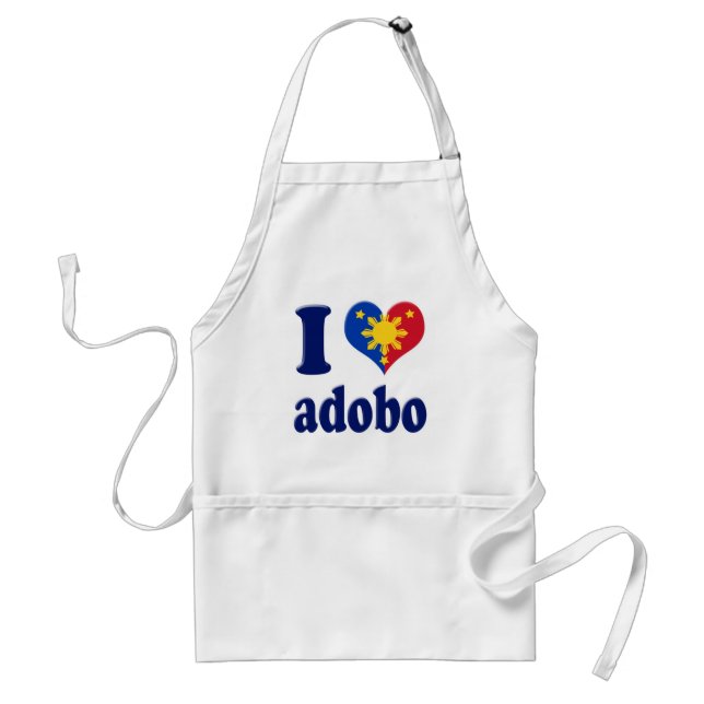 Avental Eu amo Adobong Pinoy (Frente)