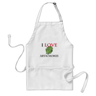 Avental Eu amo alcachofras