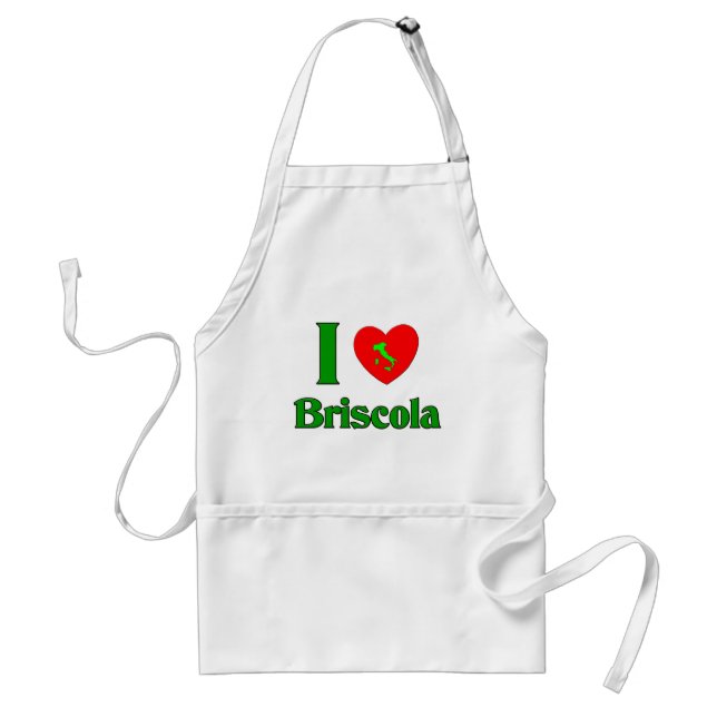Avental Eu amo Briscola (Frente)