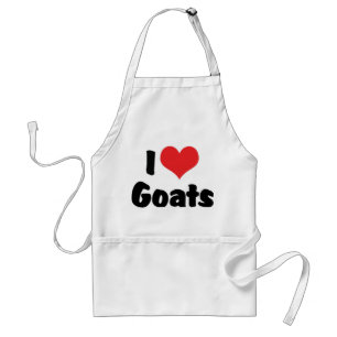 Avental Eu Amo Cabras Coração - Amante de Cabras