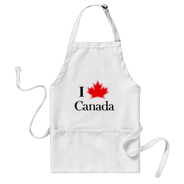 AVENTAL EU AMO CANADÁ APRON (Frente)
