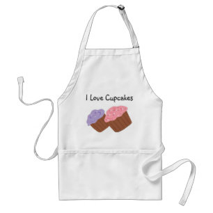 Avental Eu Amo Cupcakes