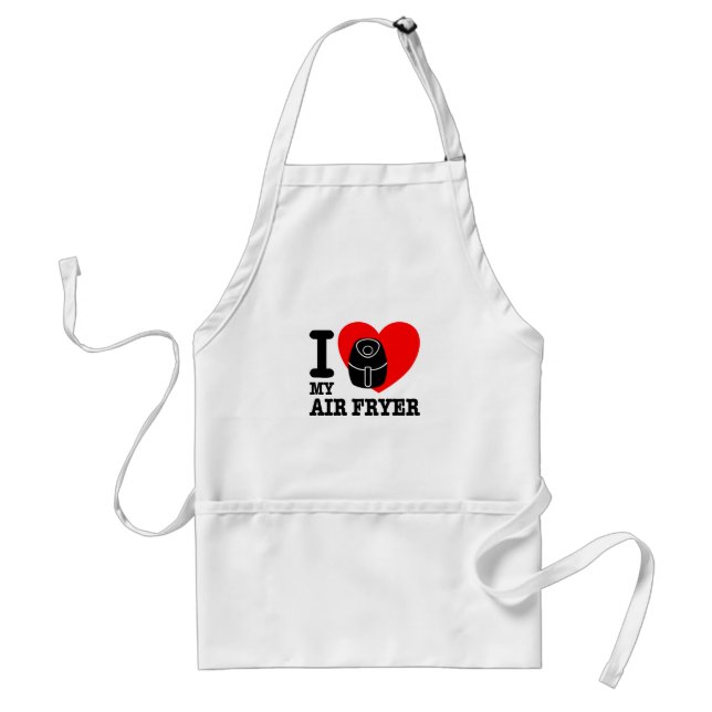Avental Eu amo meu Air Fryer Apron (Frente)