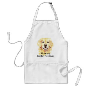 Avental Eu Amo meu Ouro Retriever, Cachorro, Pet