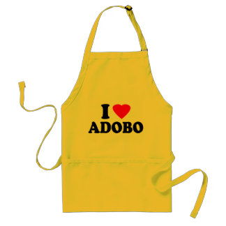 Avental Eu amo o Adobo
