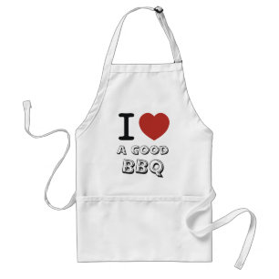 Avental EU AMO um bom churrasco