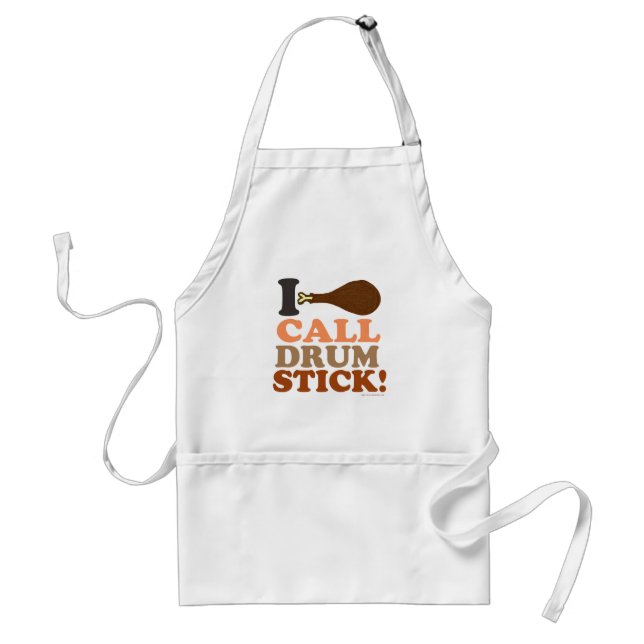 Avental Eu Chamo Drumstick esta Ação de Graças (Frente)