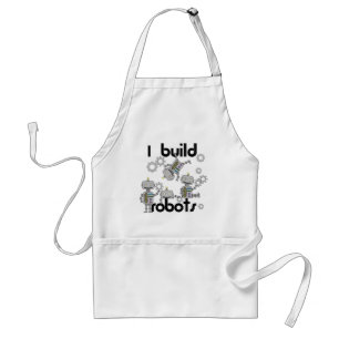 Avental Eu construo robôs