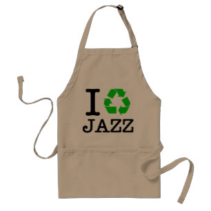 Avental Eu recicl o jazz