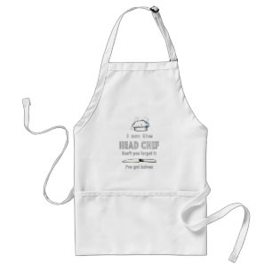 Avental Eu sou o chefe de cozinha