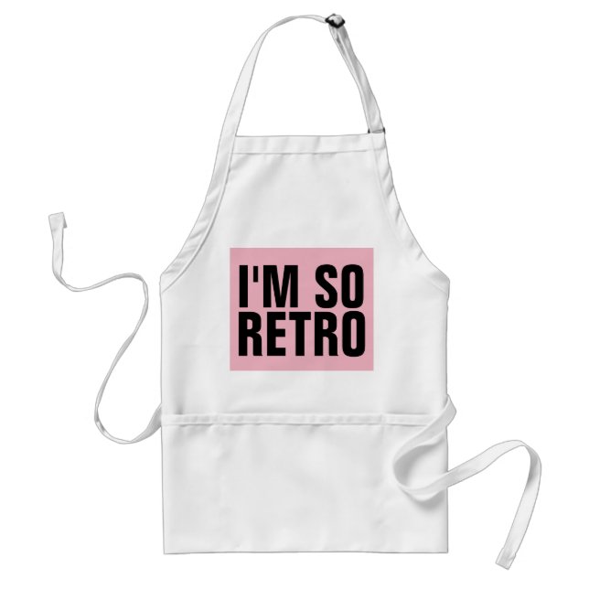 AVENTAL EU SOU TÃO RETRO PINK KITCHEN (Frente)
