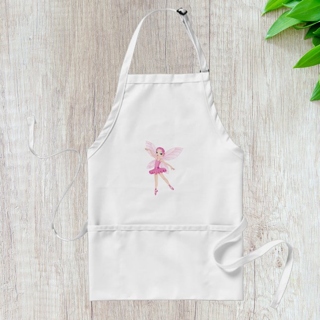 Avental Fada De Ballerina Rosa Elegante Para Amantes De Da (Criador carregado)