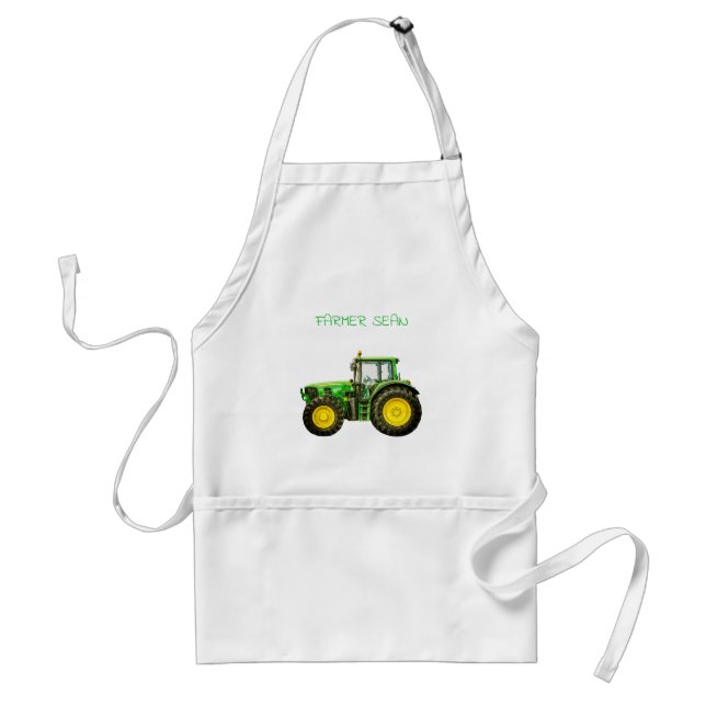 Avental Farmers John Deere Tractor (Frente)