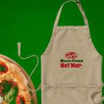 Avental Fazer Pizza não Guerra<br><div class="desc">Faça Pizza não Guerra - citação anti-guerra com uma fatia de pizza. Apron da loja de lumirala. Disponível em três tamanhos diferentes.</div>