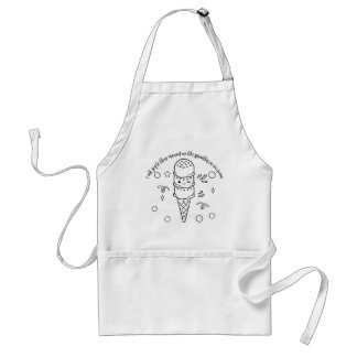Avental Feliz Comida Apron