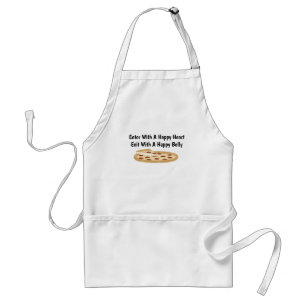 Avental Feliz Coração Feliz Pizza Apron