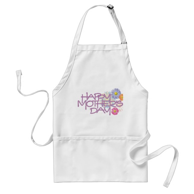 Avental Feliz Dia de as mães Apron para a mãe, Dia de as m (Frente)