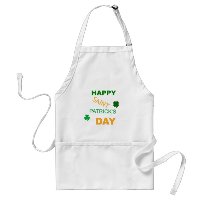 Avental Feliz Dia de São Patrício (Frente)