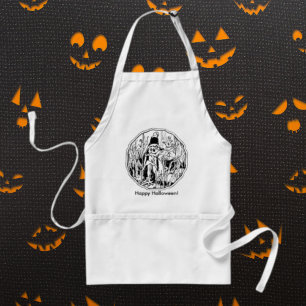 Avental Feliz Halloween Sassustrow Apron
