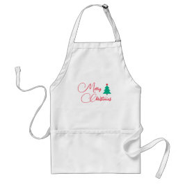 Avental Feliz Natal Calliografia