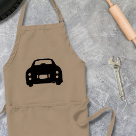Avental Figuras Figaro Car Silhouette Garage Apron
