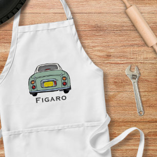 Avental Figuras - Nome do motor do Figaro verde-claro