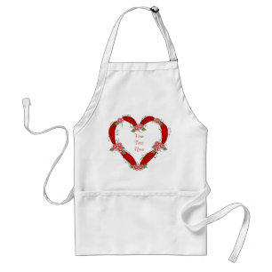 Avental Fita de Coração Personalizável - Apron