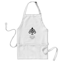 Avental Fleur-de-Lis "Deixem os Bons Tempos Rolar"