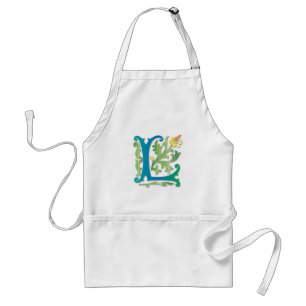 Avental Fleur-de-lis L Monograma