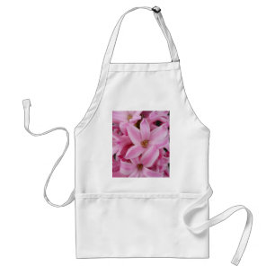 Avental flor de hyacinte rosa